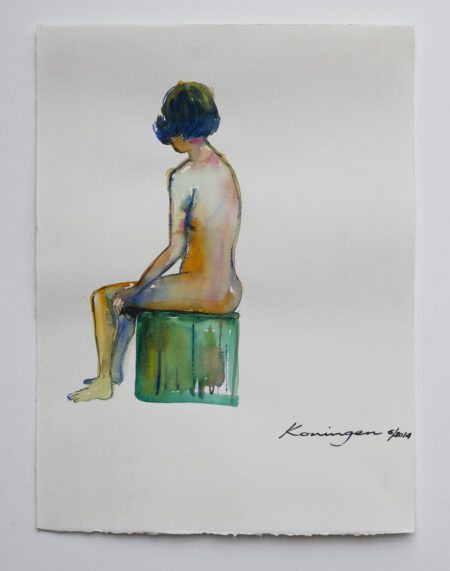 Girl on Green Seat