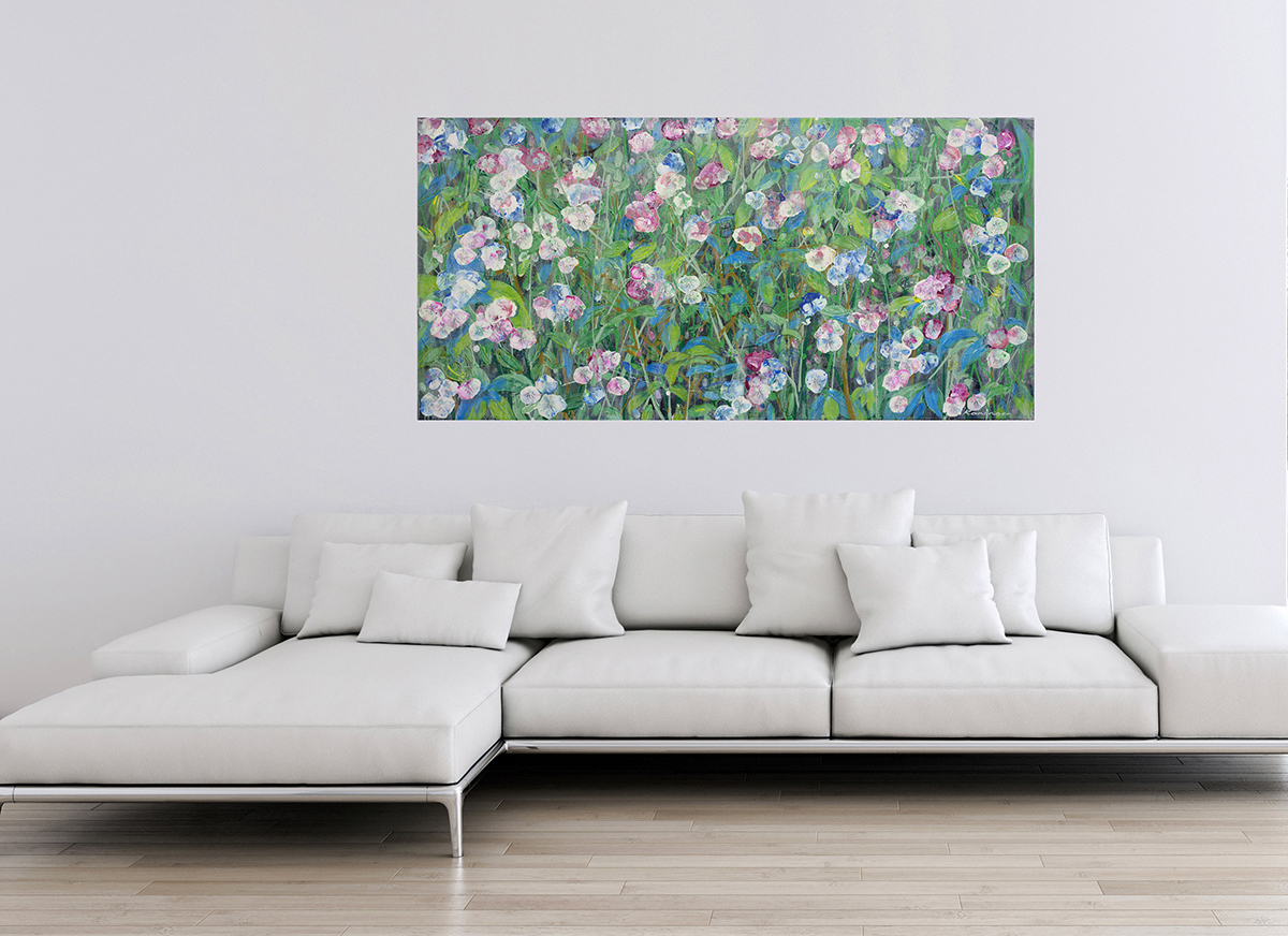 Monet's Summer Garden - SOLD - Image 2
