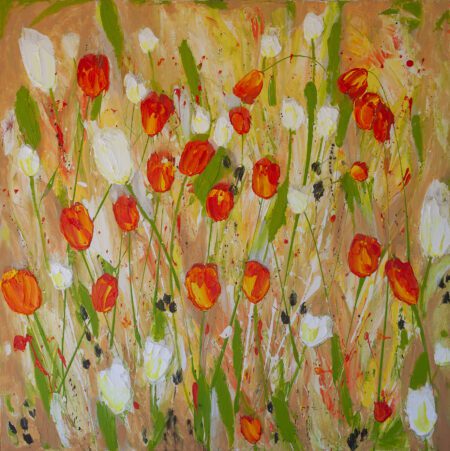 vermillion-white-tulips